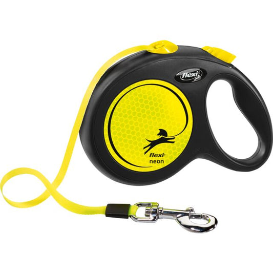Trixie Neon Flexi Lead Yellow Large