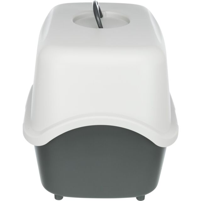 Trixie Vico Hooded Cat Litter Tray Dark Grey & Light Grey