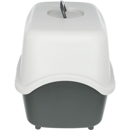 Trixie Vico Hooded Cat Litter Tray Dark Grey & Light Grey
