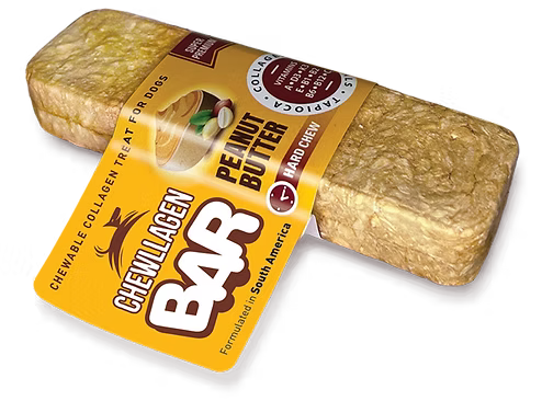 Chewllagen Collagen Peanut  Butter Bar Medium 5"