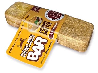 Chewllagen Collagen Peanut  Butter Bar Medium 5"