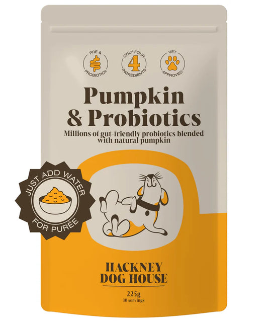 Hackney Dog House Pumpkin & Probiotics 225g