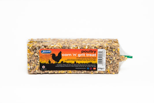 Johnson's Poultry Corn ‘n’ Grit Treat Bar 270g