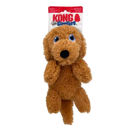 KONG Comfort Pups Goldie Plush Dog Toy Medium