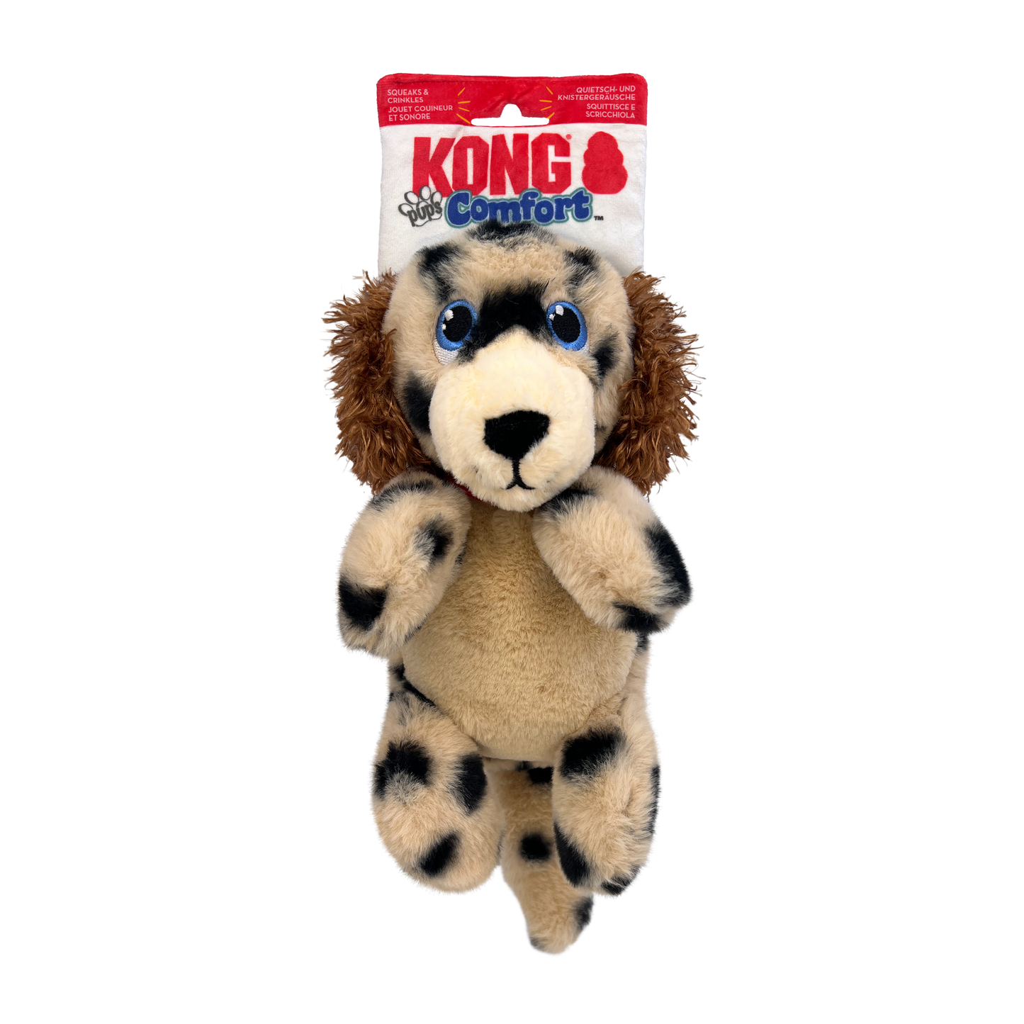KONG Comfort Pups Spot Plush Dog Toy Medium