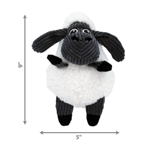 KONG Sherps Floofs Sheep Squeaky Plush Dog Toy - Medium