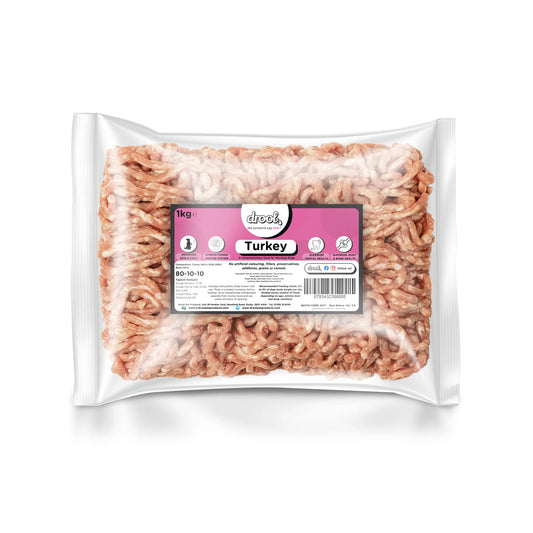 Drool Turkey Free Flow Mince 1kg