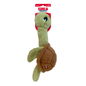 KONG Scruffs Turtle Squeaky Plush Dog Toy - Medium/Large