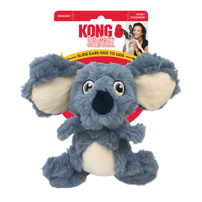 KONG Scrumplez Koala Squeaky Plush Dog Toy - Medium
