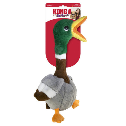 KONG Shakers Honkers Duck Squeaky Tug Dog Toy - Large