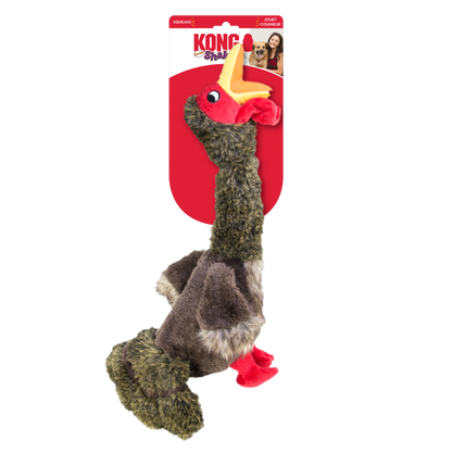 KONG Shakers Honkers Turkey Squeaky Tug Dog Toy - Large