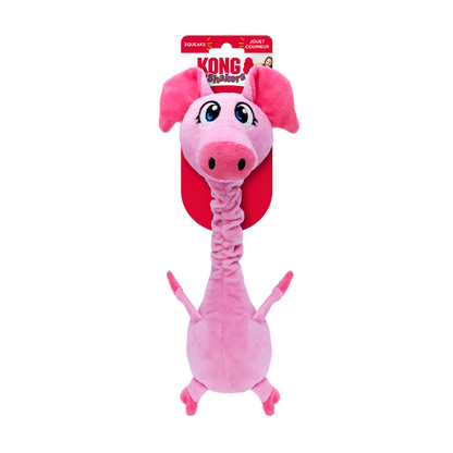 KONG Shakers Bobz Pig Squeaky Plush Dog Toy - Medium