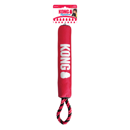 KONG Signature Stick with Rope Durable Tug Dog Toy - Medium