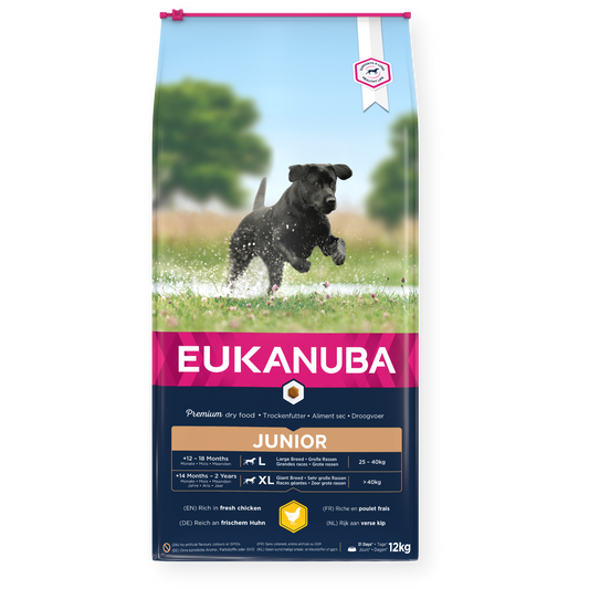 Eukanuba Junior Large Breed Fresh Chicken 12kg