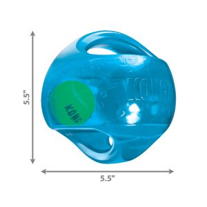 KONG Jumbler Ball Squeaky Fetch Dog Toy - Medium/Large