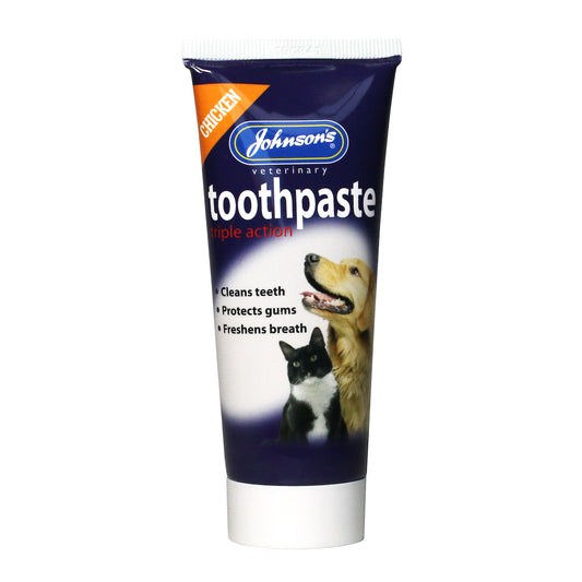Johnson's Chicken Triple Action Toothpaste for Dogs and Cats 50g