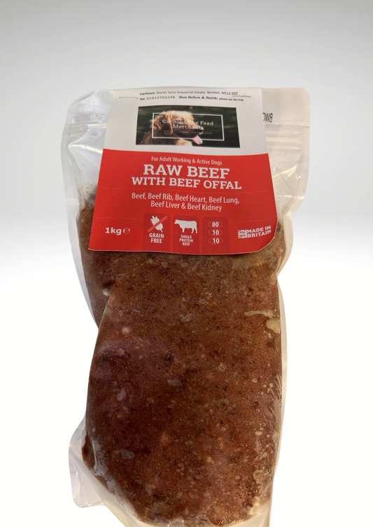 Carlton's Raw Beef with Beef Offal 1kg