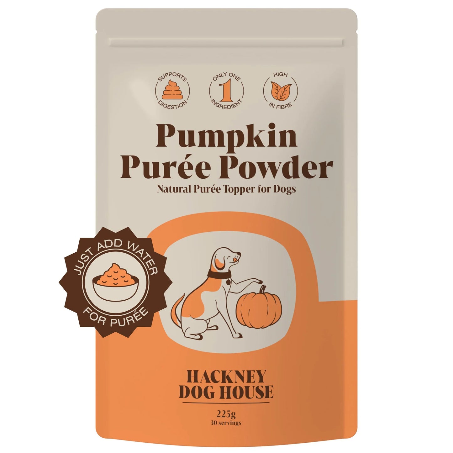 Hackney Dog House Pumpkin Puree Powder 225g