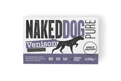 Naked Dog Pure Venison 2x500g