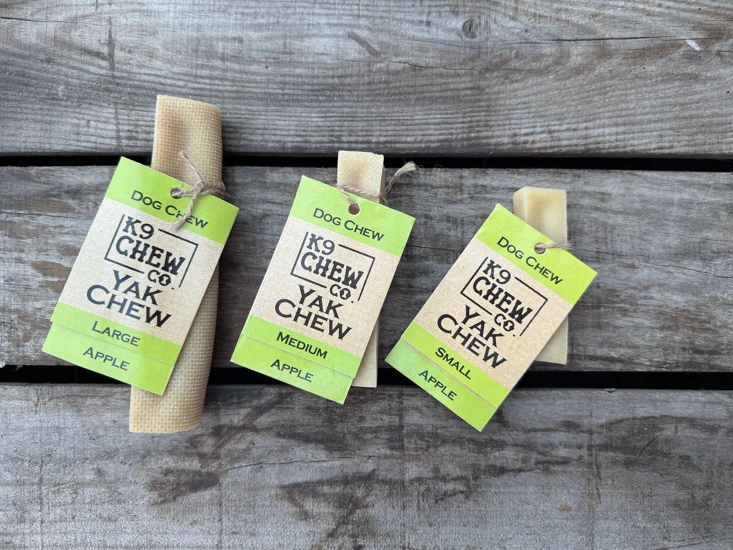 K9 Chew Co. Yak Chew - Apple Medium