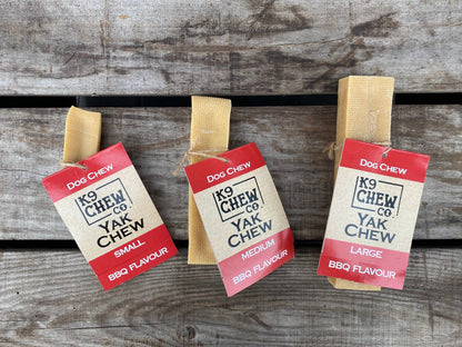 K9 Chew Co. Yak Chew - BBQ Large