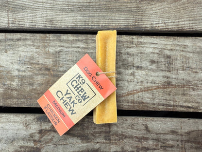 K9 Chew Co. Yak Chew - Chicken Flavour Medium