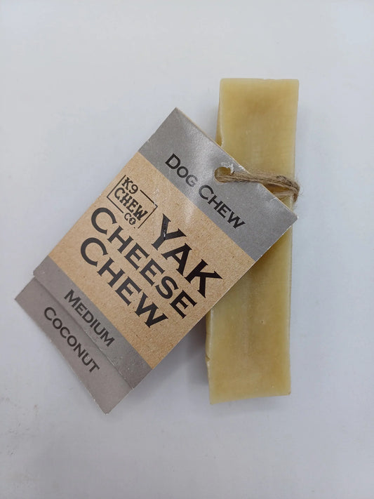 K9 Chew Co. Yak Chew - Coconut Medium