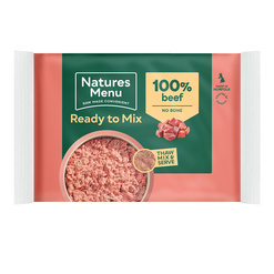 Natures Menu Frozen Ready to Mix 100% Beef Block 400g