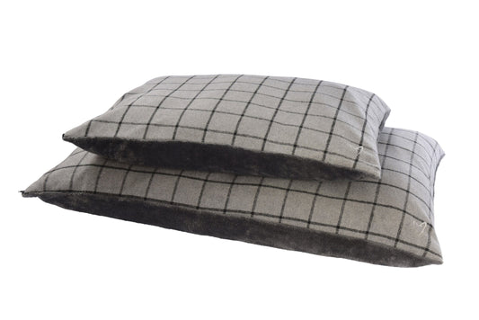 Camden Comfy Cushion Medium Grey Check