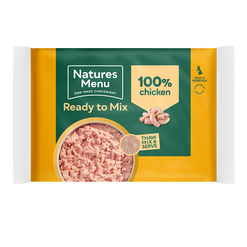 Natures Menu Frozen Ready to Mix 100% Chicken Block 400g