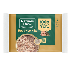 Natures Menu Ready to Mix 100% Chicken and Tripe Block 400g