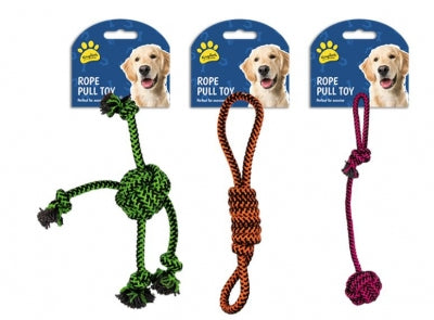 Assorted Rope Pull Dog Toy