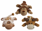 KONG Cozies Naturals Plush Dog Toy Small 15cm