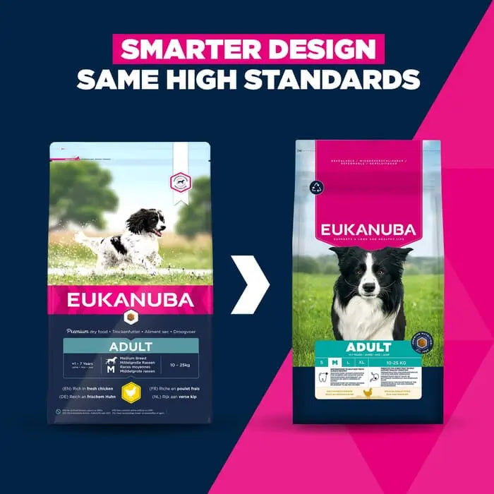 Eukanuba Active Adult Medium Breed Chicken 3kg