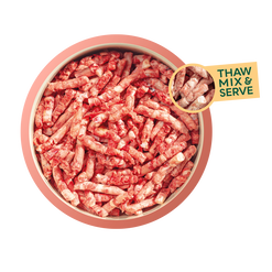 Natures Menu Frozen Ready to Mix 100% Beef Freeflow 2kg