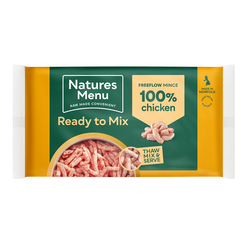 Natures Menu Frozen Ready to Mix 100% Chicken Freeflow 2kg