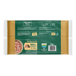 Natures Menu Frozen Ready to Mix 100% Chicken & Tripe Freeflow 2kg