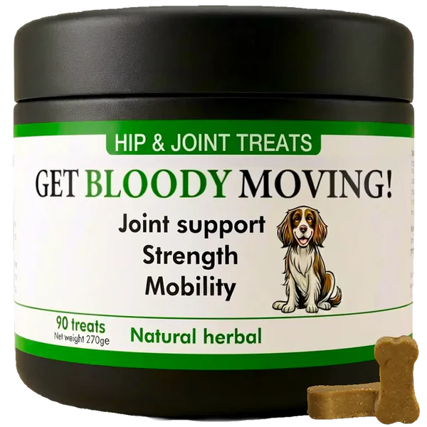 "Get Bloody Moving" Treats Chicken Flavour 90 Tablets