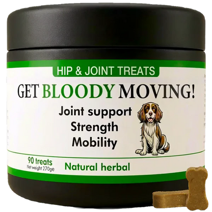 "Get Bloody Moving" Treats Chicken Flavour 90 Tablets