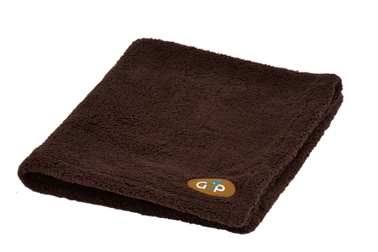 Gor Pets Soft Fleece Machine Washable Pet Blanket Large - Brown
