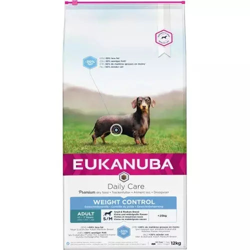 Eukanuba Adult Medium Breed Weight Control Dog Food 12kg