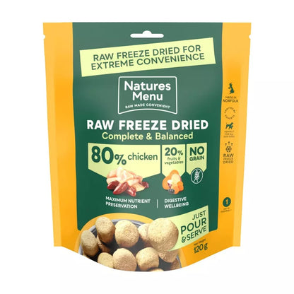 Natures Menu Freeze Dried Dog Food 80/20 Chicken 120g