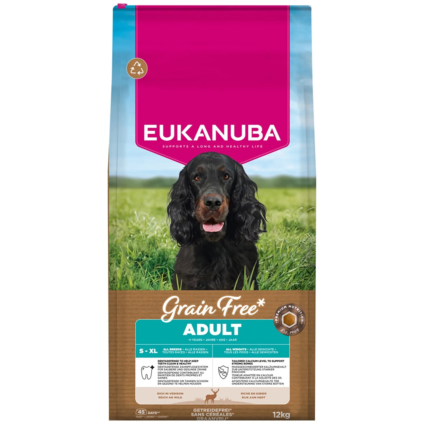 Eukanuba Grain Free Venison Adult Dog Food 12kg