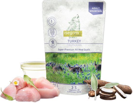 Isegrim Roots Turkey Super Premium Wet Food 410g