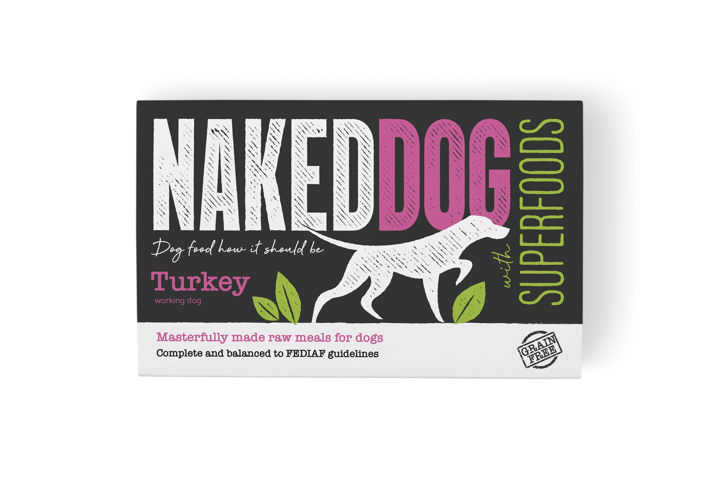 Naked Dog Superfoods Turkey 2x500g