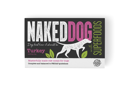 Naked Dog Superfoods Turkey 2x500g