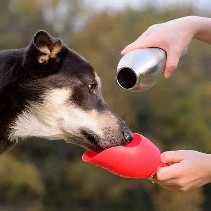 KONG H2O Stainless Steel Dog Water Bottle Red 25oz