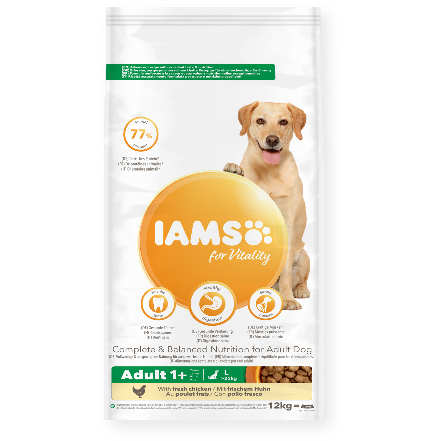 Iams for Vitality Adult Large Breed Chicken