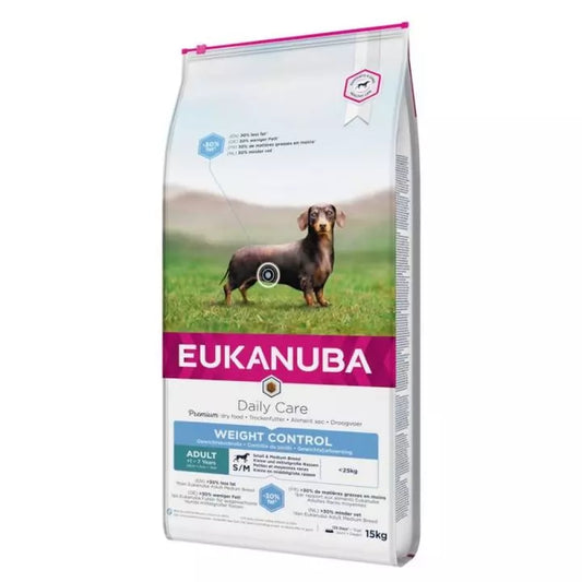 Eukanuba Adult Medium Breed Weight Control Dog Food 12kg