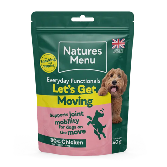 Natures Menu Everyday Functionals Let's Get Moving Mobility Dog Treats 40g